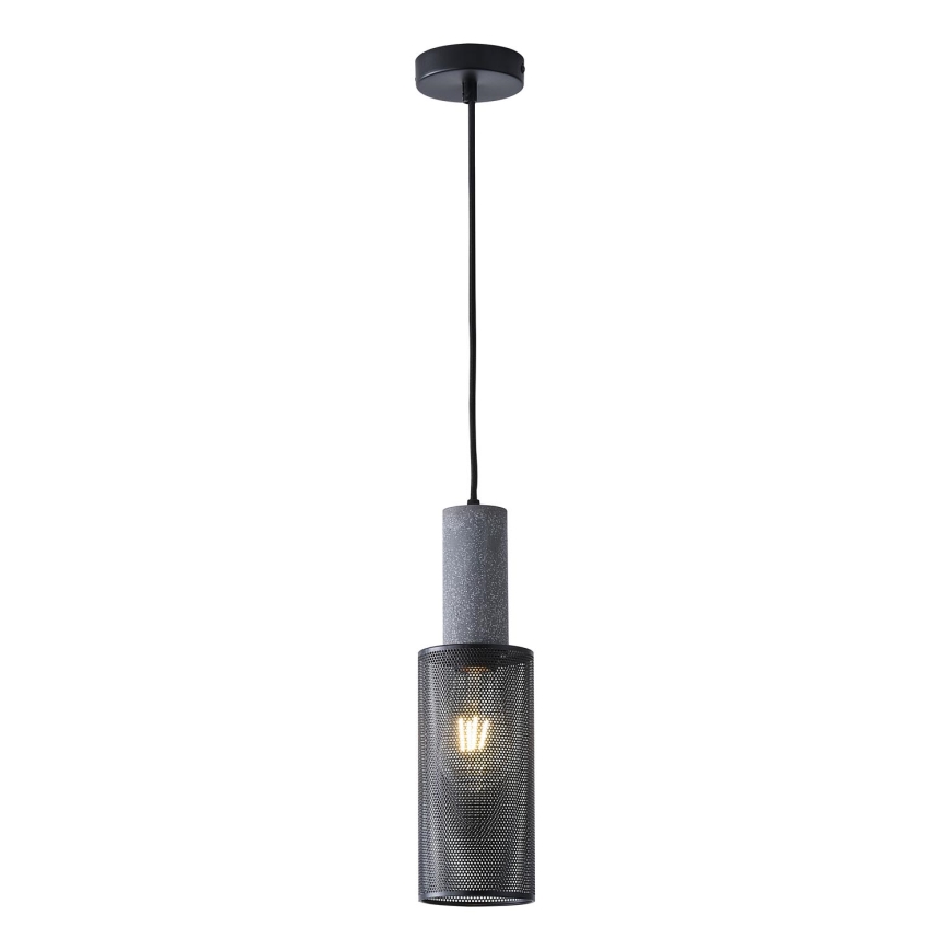 Candeeiro suspenso 1xE27/40W/230V preto