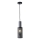 Candeeiro suspenso 1xE27/40W/230V preto