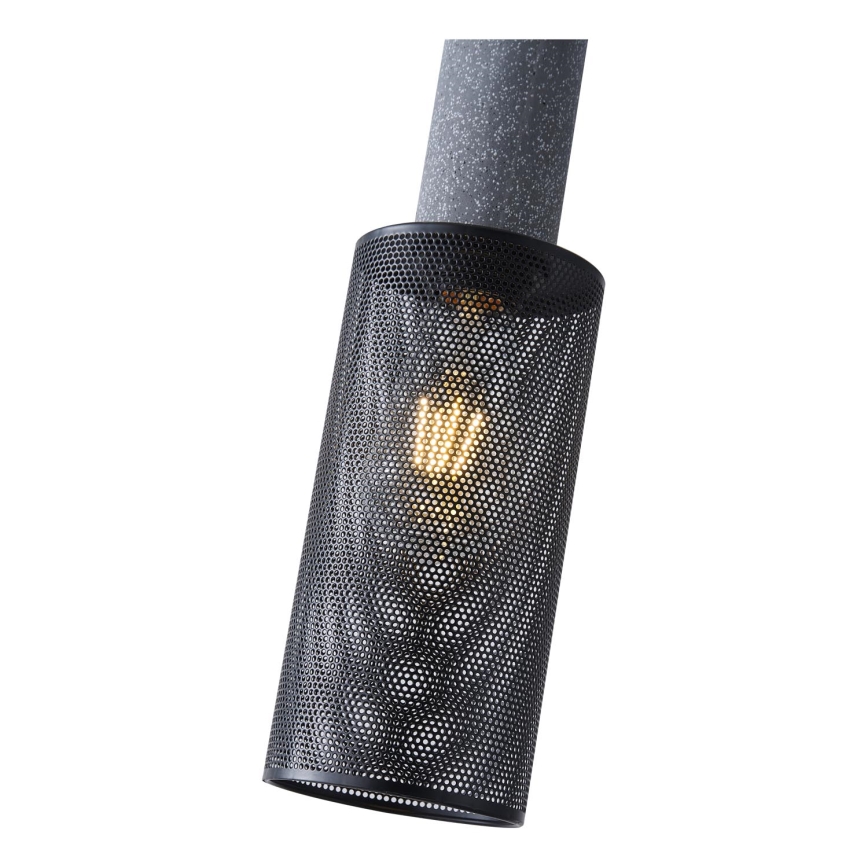 Candeeiro suspenso 1xE27/40W/230V preto