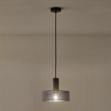 Candeeiro suspenso 1xE27/40W/230V preto