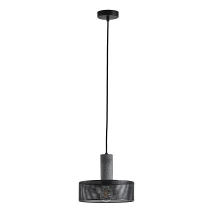Candeeiro suspenso 1xE27/40W/230V preto