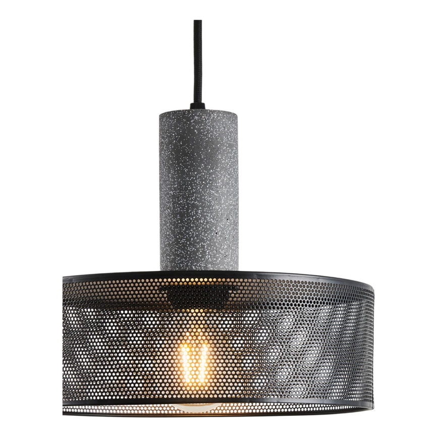 Candeeiro suspenso 1xE27/40W/230V preto