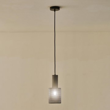Candeeiro suspenso 1xE27/40W/230V preto