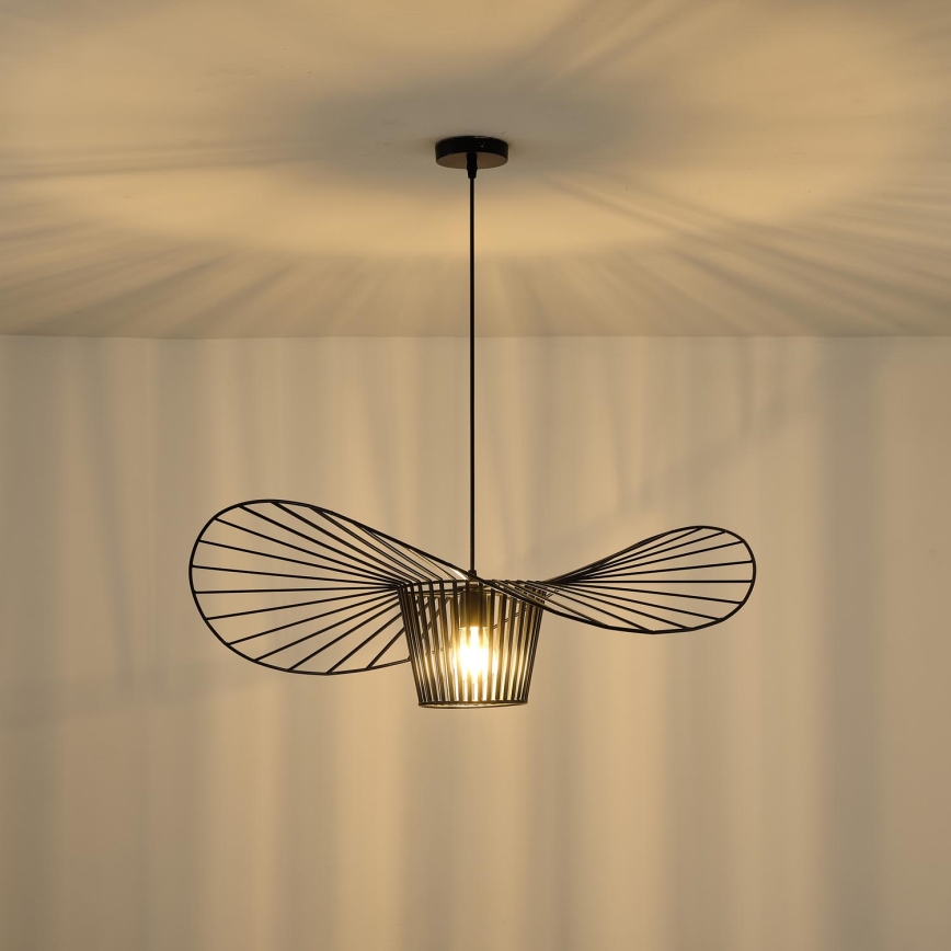 Candeeiro suspenso 1xE27/40W/230V preto