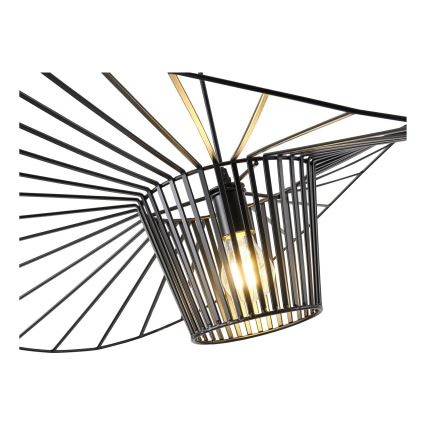 Candeeiro suspenso 1xE27/40W/230V preto