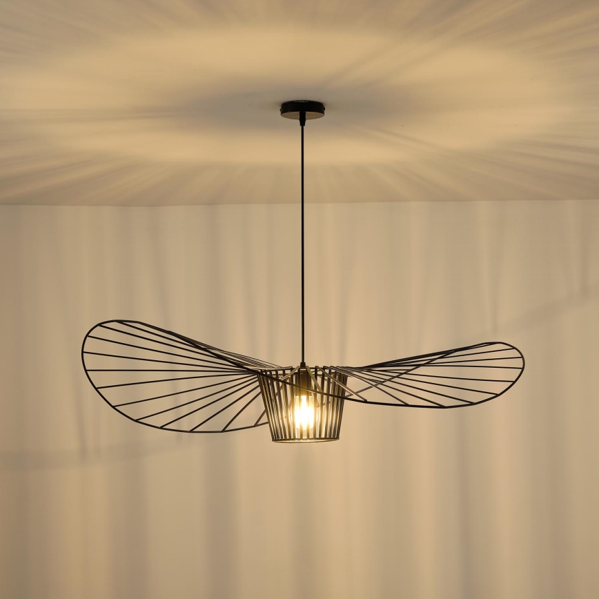 Candeeiro suspenso 1xE27/40W/230V preto
