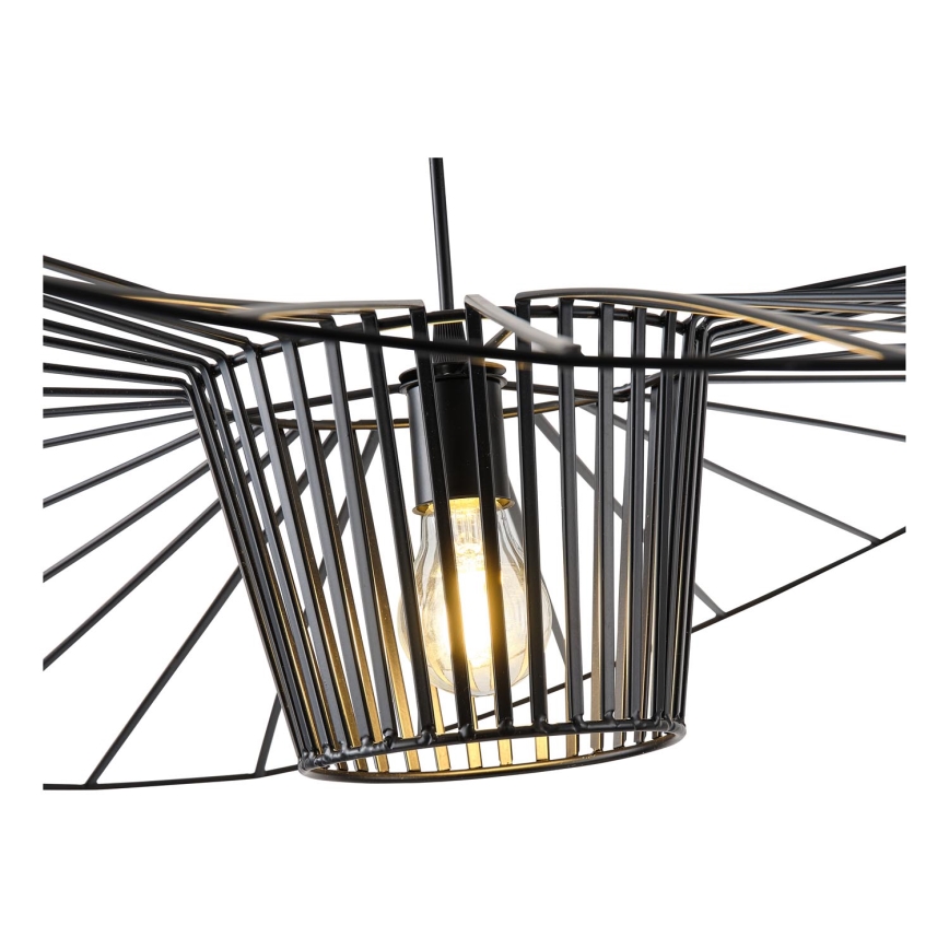 Candeeiro suspenso 1xE27/40W/230V preto