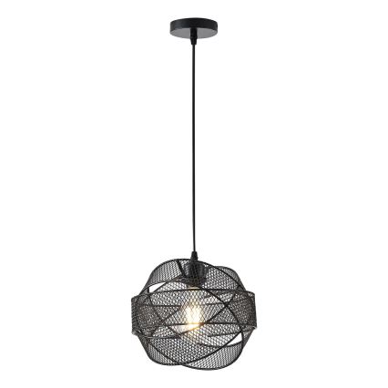 Candeeiro suspenso 1xE27/40W/230V preto