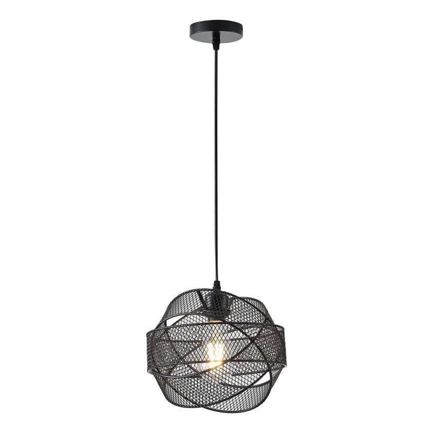 Candeeiro suspenso 1xE27/40W/230V preto