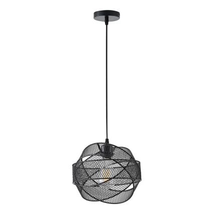 Candeeiro suspenso 1xE27/40W/230V preto