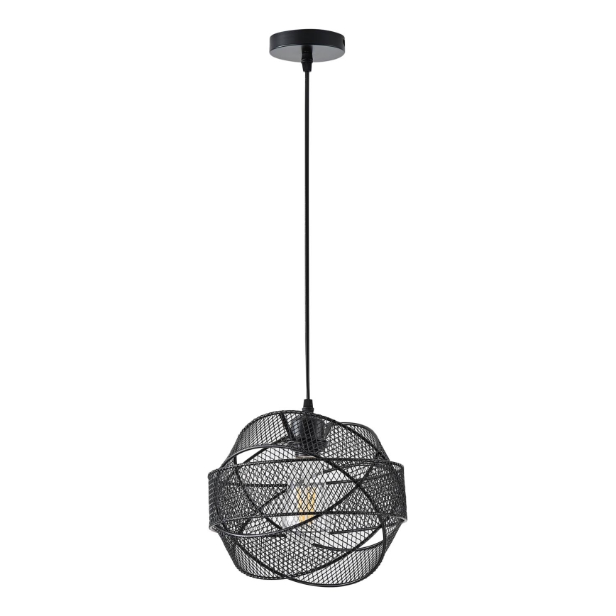 Candeeiro suspenso 1xE27/40W/230V preto