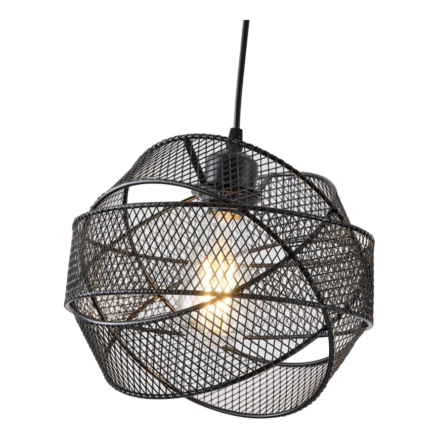 Candeeiro suspenso 1xE27/40W/230V preto