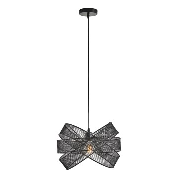 Candeeiro suspenso 1xE27/40W/230V preto