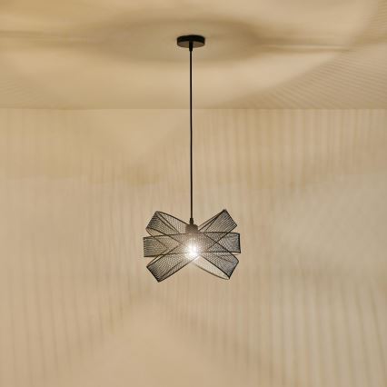 Candeeiro suspenso 1xE27/40W/230V preto