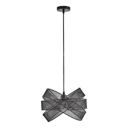 Candeeiro suspenso 1xE27/40W/230V preto