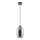 Candeeiro suspenso 1xE27/60W/230V diâmetro 16 cm preto