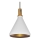 Candeeiro suspenso 1xE27/60W/230V diâmetro 23 cm branco