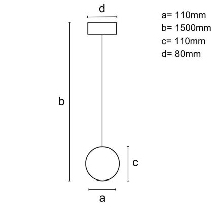Candeeiro suspenso 1xGU10/10W/230V cinza/madeira maciça castanho