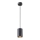 Candeeiro suspenso 1xGU10/10W/230V cinza/madeira maciça preto