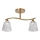 Candeeiro suspenso 2xE14/60W/230V dourado