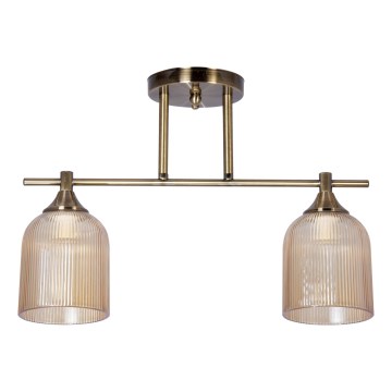 Candeeiro suspenso 2xE14/60W/230V latão