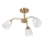 Candeeiro suspenso 3xE14/60W/230V dourado