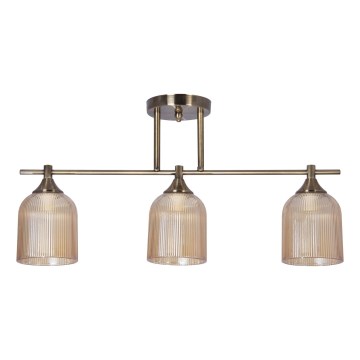 Candeeiro suspenso 3xE14/60W/230V latão