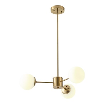 Candeeiro suspenso 3xE27/40W/230V latão