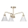 Candeeiro suspenso 3xE27/60W/230V dourado