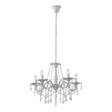 Candeeiro suspenso 5xE14/15W/230V