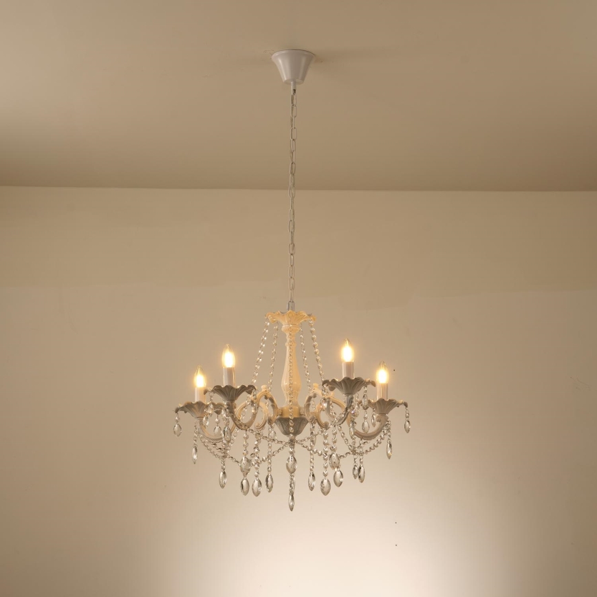 Candeeiro suspenso 5xE14/15W/230V