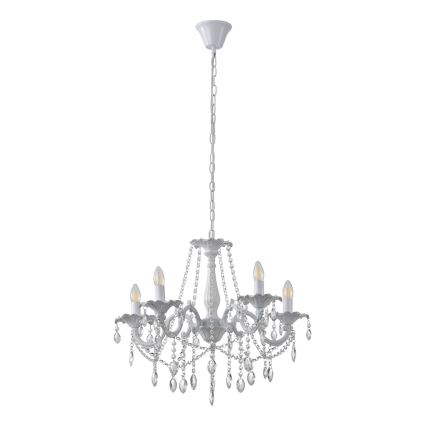 Candeeiro suspenso 5xE14/15W/230V