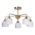Candeeiro suspenso 5xE14/60W/230V dourado