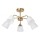 Candeeiro suspenso 5xE14/60W/230V dourado