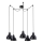 Candeeiro suspenso 5xE27/60W/230V aranha