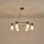 Candeeiro suspenso 6xE14/15W/230V