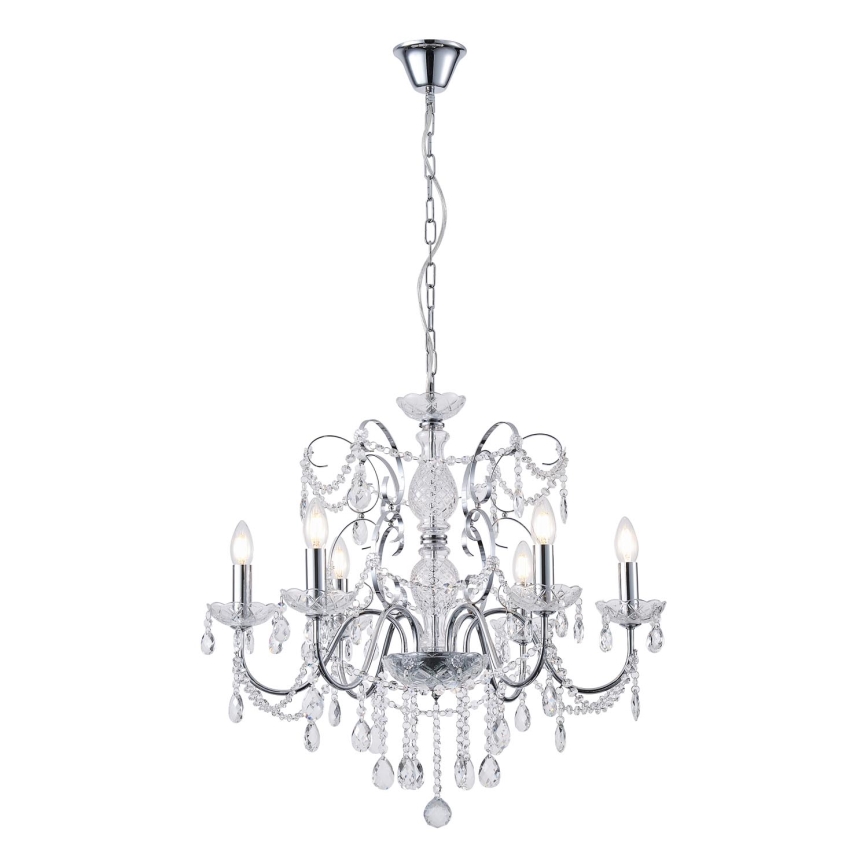 Candeeiro suspenso 6xE14/15W/230V