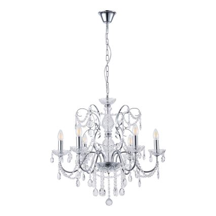 Candeeiro suspenso 6xE14/15W/230V