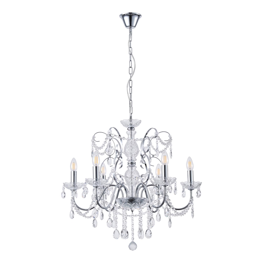 Candeeiro suspenso 6xE14/15W/230V