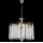 Candeeiro suspenso 6xE14/60W/230V diâmetro 46 cm dourado