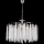 Candeeiro suspenso 7xE14/60W/230V diâmetro 54 cm cromado brilhante