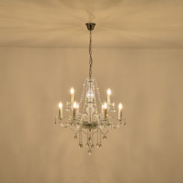 Candeeiro suspenso 9xE14/15W/230V