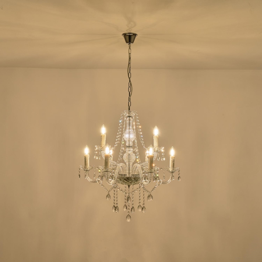 Candeeiro suspenso 9xE14/15W/230V