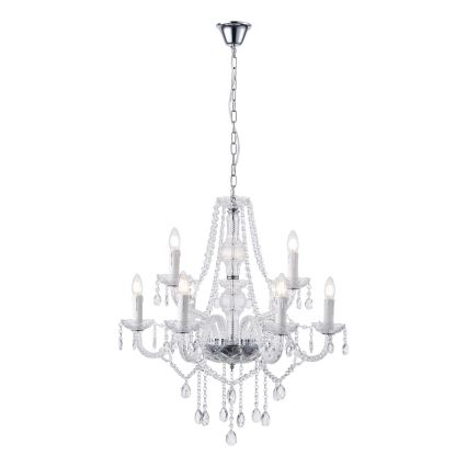 Candeeiro suspenso 9xE14/15W/230V