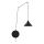 Candeeiro suspenso ABRAMO 1xE27/15W/230V preto
