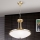 Candeeiro suspenso AIDA 3xE27/60W/230V diâmetro 39,5 cm latão