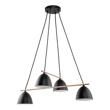 Candeeiro suspenso AIDA 4xE27/15W/230V