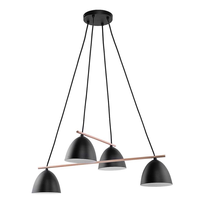 Candeeiro suspenso AIDA 4xE27/15W/230V