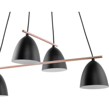 Candeeiro suspenso AIDA 4xE27/15W/230V