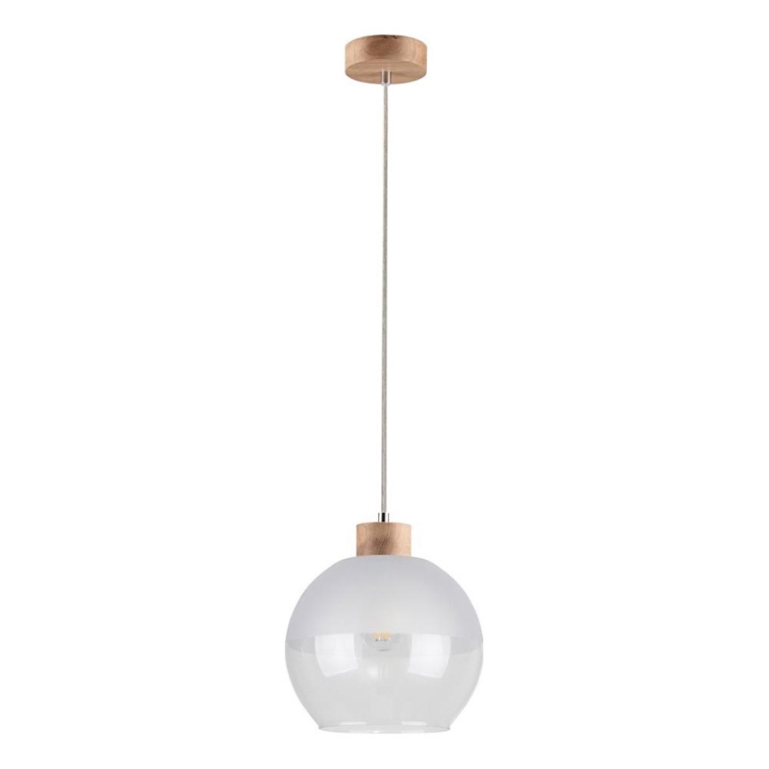 Candeeiro suspenso ALESSANDRO 1xE27/60W/230V carvalho